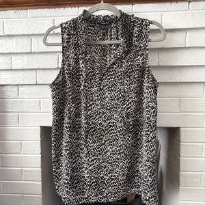 Talbots Sleeveless Blouse Size L